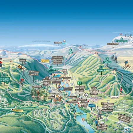 Daire Geilo-kikut, Ski-in, Ski-out With Stunning Trails And Perfect Location *